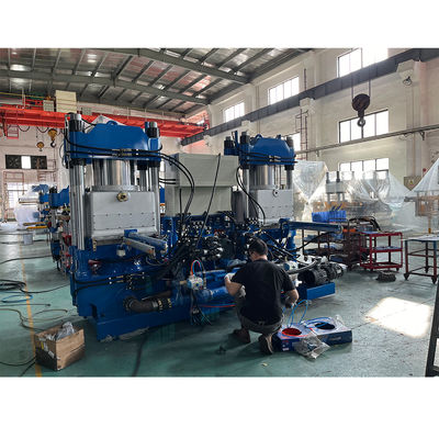 Известный бренд PLC 300тон Синий цвет Резина Силиконовый горячий пресс для изготовления резиновых изделий автозапчастей